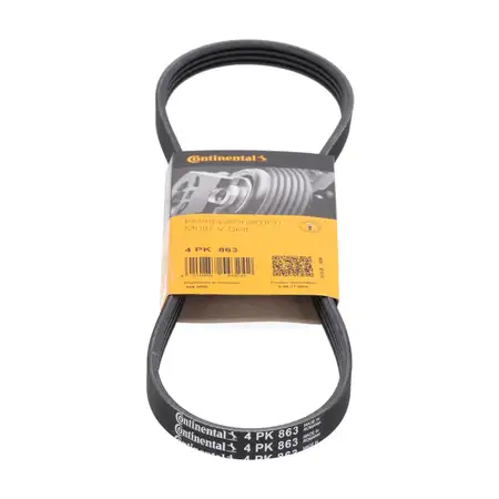 CONTI 4PK863 Keilrippenriemen f&uuml;r BMW 3er E46 5er E39 E60 7er E65 X3 X5 M54 M57