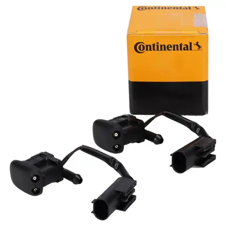 2x CONTI 246-080-23-001Z Waschwasserd&uuml;se Spritzd&uuml;se beheizt f&uuml;r BMW Limousine 61668361039