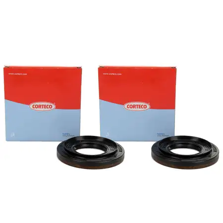 2x CORTECO 01033294B Wellendichtung Simmerring Differential f&uuml;r BMW LAND ROVER hinten