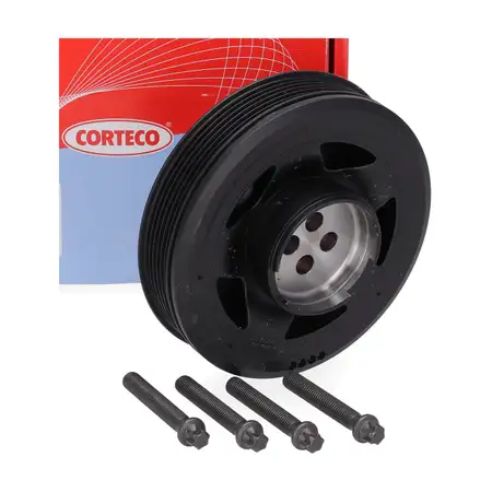 CORTECO Riemenscheibe Kurbelwelle f&uuml;r BMW F20 F45 F46 X1 MINI F55/56/54/60 B37 11235A80209