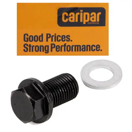 CARIPAR &Ouml;lablassschraube + Dichtring f&uuml;r HYUNDAI i20 KIA Rio 2 3 Sportage 2 3 4 Picanto 3