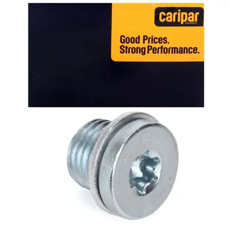 CARIPAR &Ouml;lablassschraube + Dichtring f&uuml;r VW Passat B8 Polo 5 Sharan 7N Tiguan N91180601