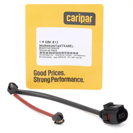 CARIPAR Warnkontaktkabel f&uuml;r PORSCHE 991 992 Boxster Spyder (981) hinten 99160918500