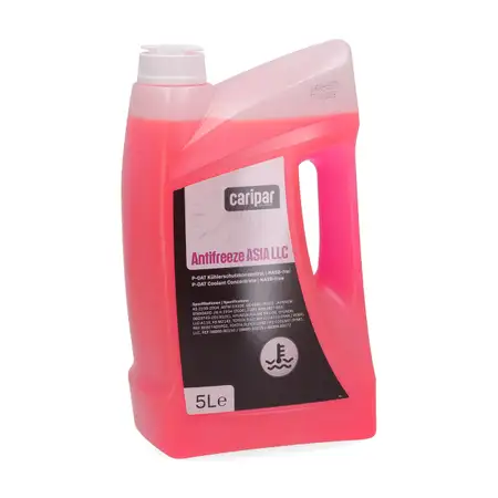 5L 5 Liter CARIPAR ANTIFREEZE ASIA LCC Frostschutz K&uuml;hlerfrostschutz Konzentrat PINK