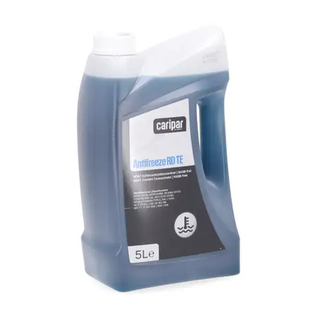 5L 5 Liter CARIPAR ANTIFREEZE RD TE Frostschutz K&uuml;hlerfrostschutz Konzentrat Blau