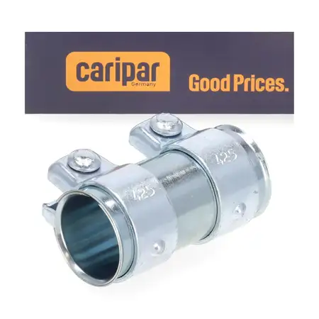 CARIPAR Rohrverbinder Doppelschelle Auspuff Abgasanlage &Oslash; 38 mm x L&auml;nge 95 mm