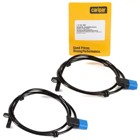 2x CARIPAR ABS Sensor Raddrehzahl f&uuml;r MERCEDES W176 W246 10/C117 X156 hinten 2469057603