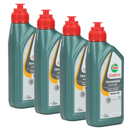 4L 4 Liter CASTROL TRANSMAX AXLE EPX 80W-90 Getriebe&ouml;l Achsgetriebe&ouml;l API GL-5