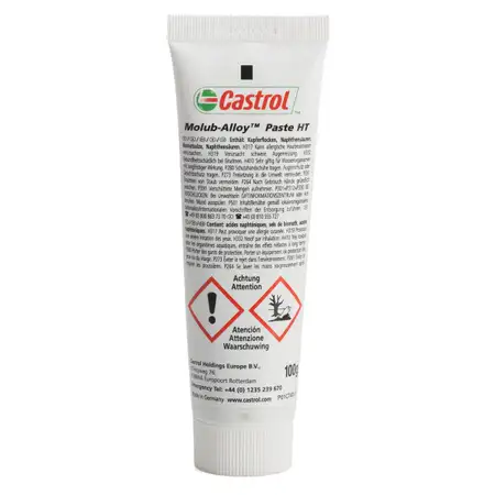 1x 100g CASTROL 1580C5 Molub-Alloy Paste HT Hochtemperatur Montagepaste 00004300400