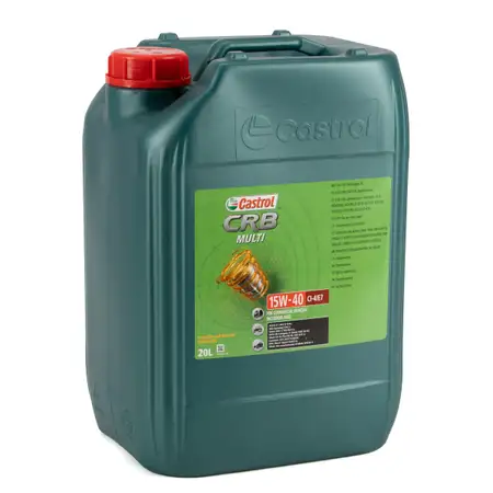 20L 20 Liter CASTROL CRB MULTI 15W-40 CI-4/E7 Motor&ouml;l CUMMINS DEUTZ MACK MB 228.3 CAT