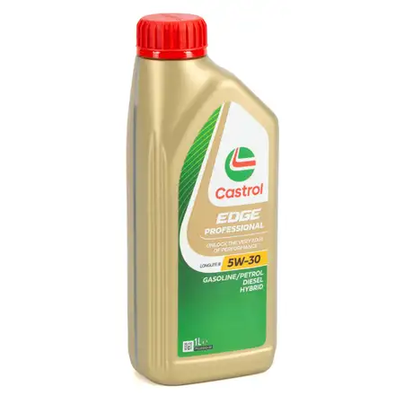 1L 1 Liter CASTROL EDGE Professional LONGLIFE 3 5W-30 Motoröl für VW 504/507.00 PORSCHE 1L 1 Liter CASTROL EDGE Professional LONGLIFE 3 5W-30 Motoröl für VW 504/507.00 PORSCHE