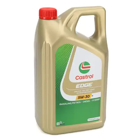 5L 5 Liter CASTROL EDGE 5W-30 M Motor&ouml;l ACEA C3 API SN f&uuml;r BMW Longlife-04 MB 229.31/51/52