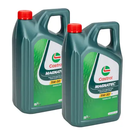 10 Liter CASTROL MAGNATEC 5W-30 C3 Motor&ouml;l f&uuml;r BMW LL-04 OPEL FIAT 9.55535-S3 229.31/51/52