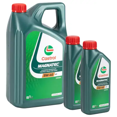 7L 7 Liter CASTROL MAGNATEC 5W-40 DPF Motor&ouml;l &Ouml;l f&uuml;r MB 229.31/51 dexos2 FORD WSS-M2C917-A