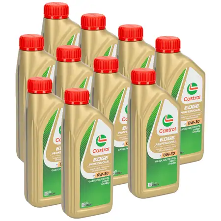 10L CASTROL EDGE Professional A5 0W-30 Motor&ouml;l &Ouml;L ACEA A1/B1 A5/B5 API SL/CF f&uuml;r VOLVO