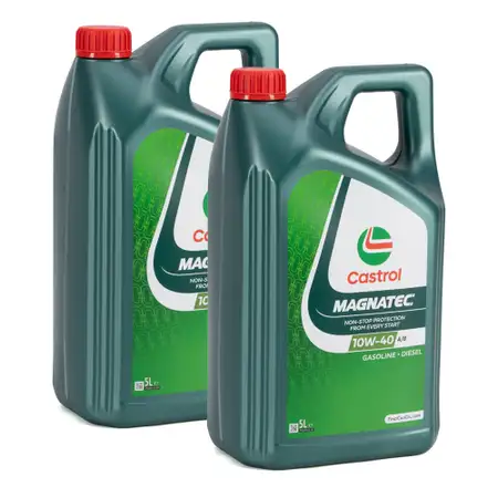 10L 10 Liter CASTROL MAGNATEC 10W-40 A/B Motor&ouml;l &Ouml;l f&uuml;r MB 226.5/229.3 Renault RN0700/0710
