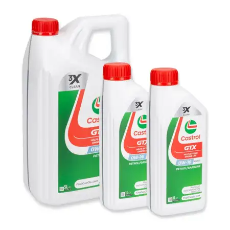 7L 7 Liter CASTROL GTX 0W-16 Motor&ouml;l &Ouml;l API SP RENAULT AN2022