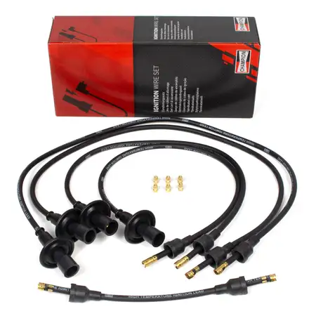 CHAMPION CLS244 Z&uuml;ndkabelsatz f&uuml;r PORSCHE 356 B / C 1600 912 1.6 914 1.7 1.8 2.0
