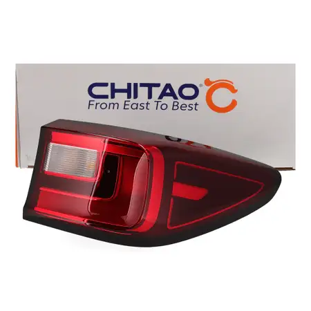 CHITAO Rear Light for MG ZS SUV, Rear Right Outer, 10293792