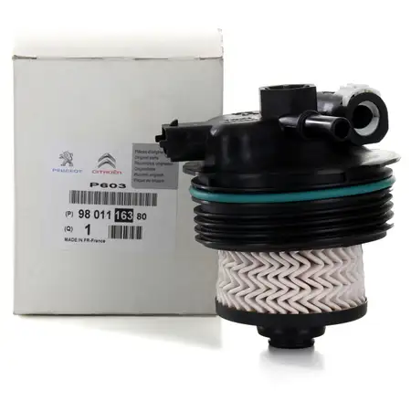 ORIGINAL CITROEN PEUGEOT Kraftstofffilter Dieselfilter C4 308 1.6-2.0 HDi 9801116380