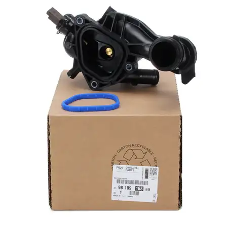 ORIGINAL PSA Thermostat + Geh&auml;use Berlingo C3 C4 207 308 1.4-1.6 VTi/16V 9810916880