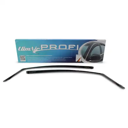 CLIMAIR Windabweiser Regenabweiser f&uuml;r VW Caddy 3 mit ABE rauchgrau (1 Paar) vorne