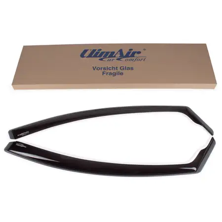 CLIMAIR Windabweiser Regenabweiser f&uuml;r FORD Focus 3 MK3 ab 2011 mit ABE schwarz (1 Paar)