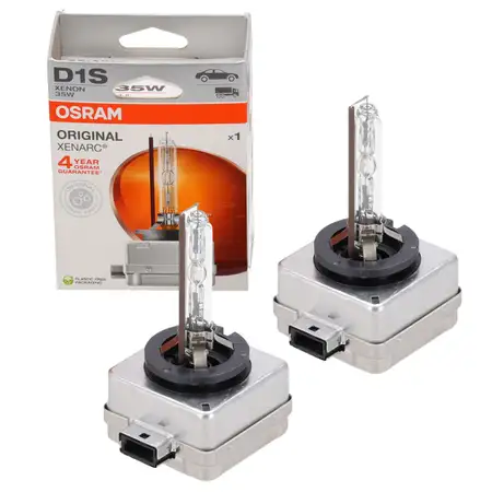 2x OSRAM 66140-1HB XENARC Xenon Brenner Lampe D1S 85V 35W Pk32d-2 3200lm 4500K