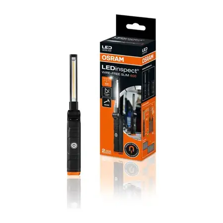 OSRAM LEDIL422 WIRE FREE SLIM Handleuchte Werkstattlampe Klappbar 5700K 600lm IK08