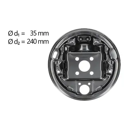 AIC Abdeckblech Bremstrommel f&uuml;r DACIA RENAULT Clio 3 Twingo 2 hinten links 7701051524