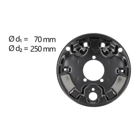 AIC Abdeckblech Ankerblech Bremstrommel f&uuml;r VW Kaefer Karmann vorne 181609139