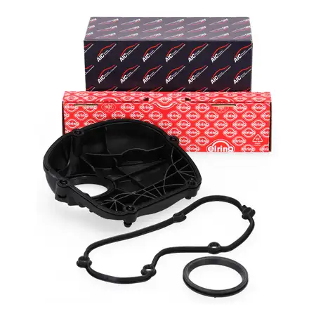 AIC Steuergeh&auml;usedeckel + ELRING Dichtung f&uuml;r VW Golf 5 6 Passat B6 B7 T5 T6 1.8/2.0 TFSI