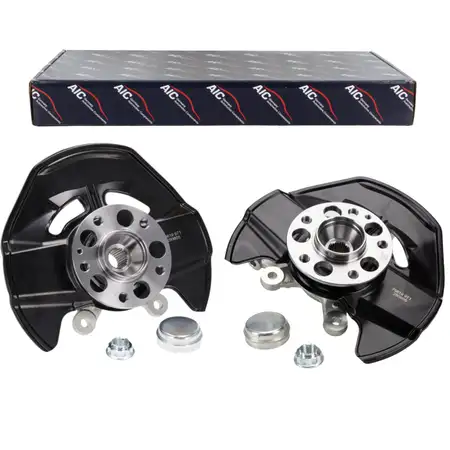 2x AIC VORMONTIERT Achsschenkel + Radnabe + Radlager f&uuml;r MERCEDES W169 W245 vorne