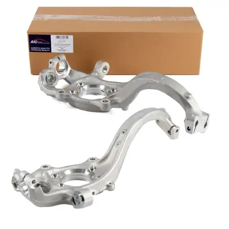 2x AIC Achsschenkel Cobapress 102MM f&uuml;r AUDI A4 B8 A5 8T 8F A6 C7 A7 4G A8 4H Q5 8RB vorne