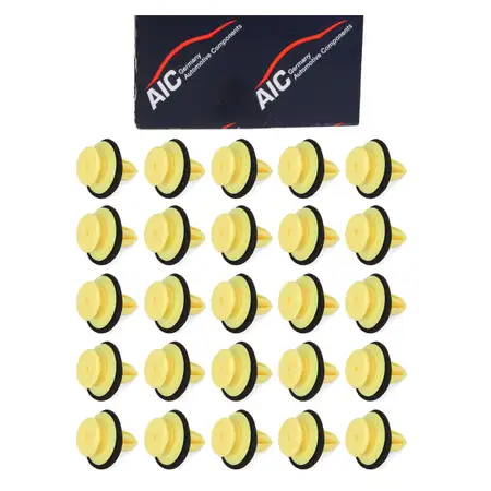 25x AIC Clip Zierleiste Blende f&uuml;r VW T6 AUDI A3 8L A6 C6 TT 8J SEAT Ibiza 2 7M0867299K
