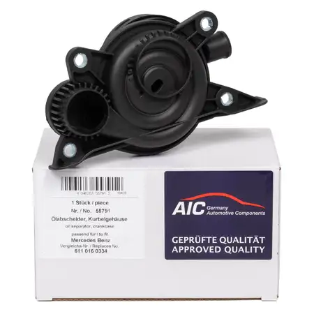 AIC Oil Separator for the Engine Crankcase of MERCEDES W203, S203, W210, S210, OM611, OM612, OM646, OM647