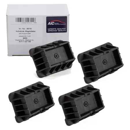 4x AIC Aufnahme Wagenheber f&uuml;r BMW E81 E82 E87 E90 E91 F10 F11 F07 F13 F06 X1 51717123311
