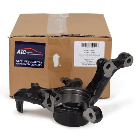 AIC 55091 Achsschenkel f&uuml;r VW Golf 2 3 Jetta 2 Vento OHNE ABS vorne rechts 191407256C