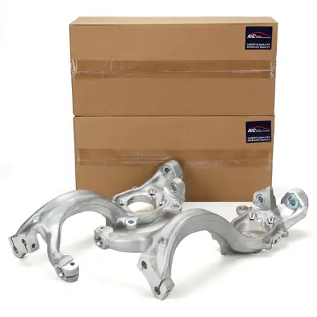 2x AIC Achsschenkel Radlagergeh&auml;use 92mm f&uuml;r AUDI A6 S6 RS6 C6 vorne