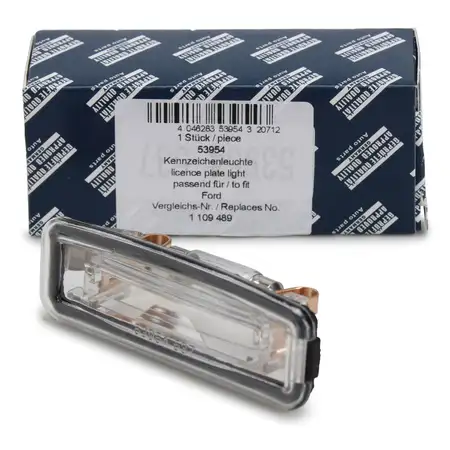AIC 53954 Kennzeichenleuchte + W5W Gl&uuml;hlampe f&uuml;r FORD Focus 1 MK1 DAW DNW DFW 1109489