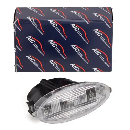 AIC Kennzeichenleuchte + Gl&uuml;hlampe f&uuml;r OPEL Astra F G Corsa B Vectra B hinten 1224111