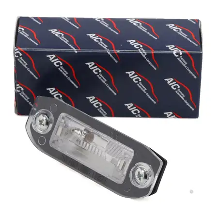 AIC Kennzeichenleuchte + Gl&uuml;hlampe f&uuml;r VOLVO C70 2 S40 2 S60 1 2 S80 2 2 3 XC60 XC70 1 2