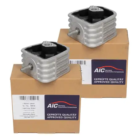 2x AIC 55518 engine mounts for Mercedes A-Class W168 Vaneo 414 M166 OM688 (front) 1682401617