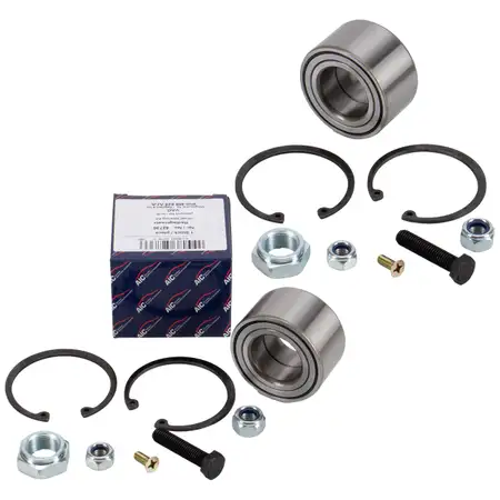 2x AIC 52736 Radlagersatz f&uuml;r VW Golf 2 1.6 Lupo Polo 2 3 4 SEAT Arosa vorne 6N0498625A