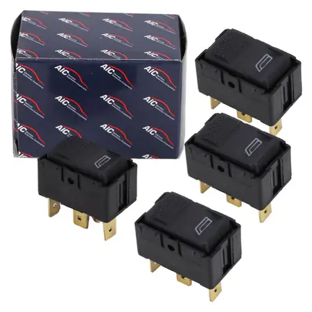 4x AIC 52783 Schalter Fensterheber f&uuml;r AUDI A6 C4 80 B3 B4 100 C3 C4 200 C3 4A0959855A