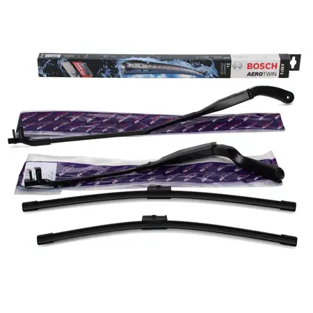 2x AIC Flachbalken UMR&Uuml;ST Wischerarm + BOSCH A927S Scheibenwischer f&uuml;r VW Golf 4 vorne