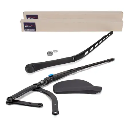 2x AIC Frontwischerarm Wischerarm f&uuml;r BMW 5er E60 E61 6er E63 E64 vorne links + rechts