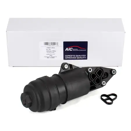AIC &Ouml;lfiltergeh&auml;use + Dichtung f&uuml;r VW AUDI A4 B7 B8 A6 C6 C7 Q5 Q7 3.0/3.2 06E115405K