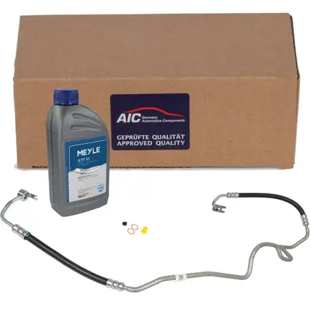 AIC Hydraulikschlauch Servoleitung + 1L MEYLE Getriebe&ouml;l f&uuml;r OPEL Insignia A 2.0 CDTI