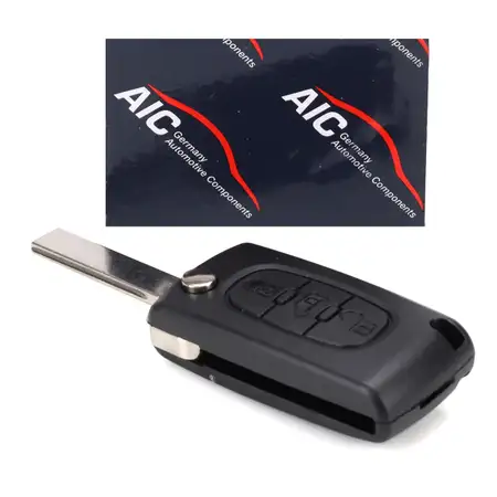AIC Schl&uuml;sselgeh&auml;use + Schl&uuml;sselrohling 3-Tasten f&uuml;r PEUGEOT Expert 2 CITROEN Jumpy 2